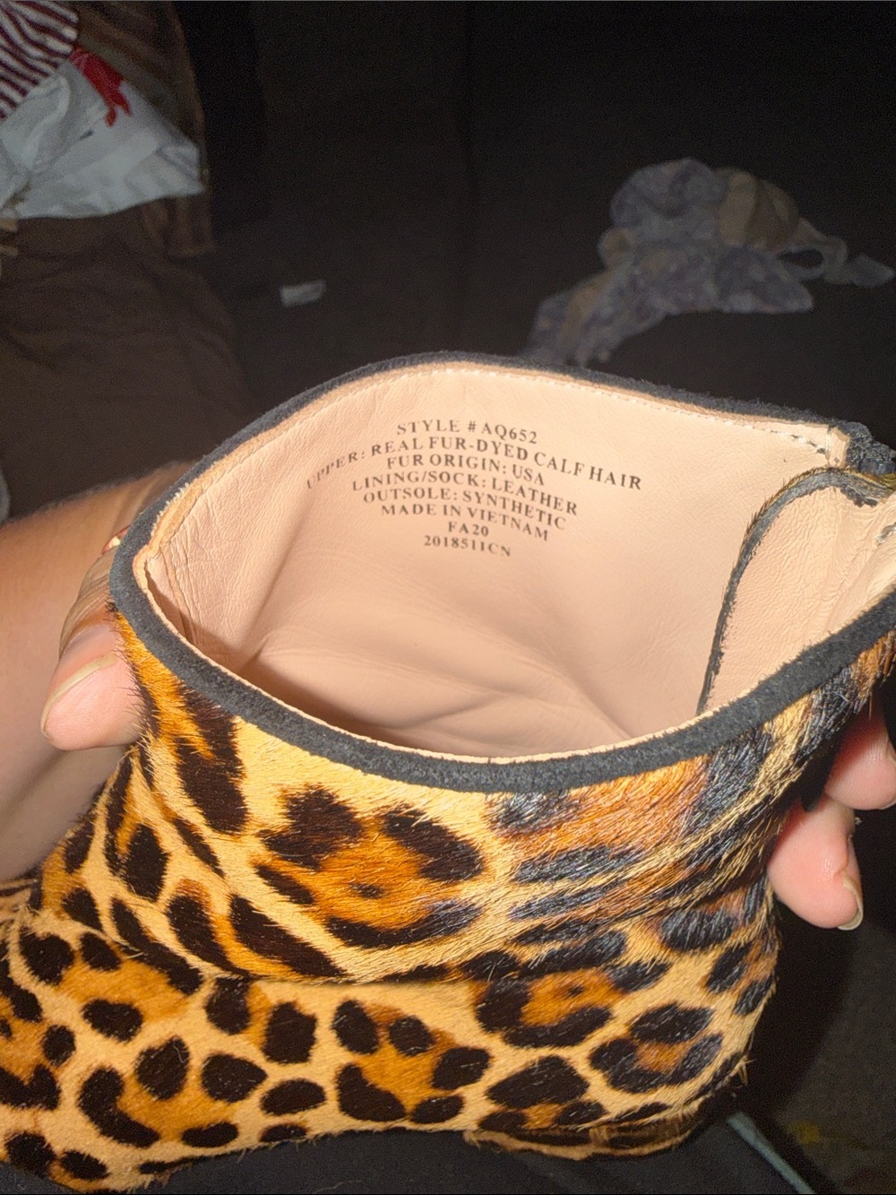 J. CREW Sadie Women’s Classic Leopard Print Calf Hair Ankle Boot 7.5 - Picture 2 of 6